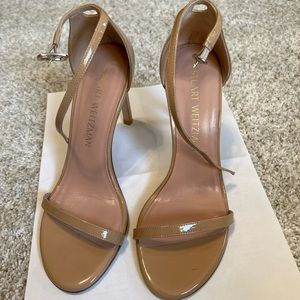 Stuart Weitzman nudist sandals.  Excellent condition